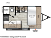 Call now about this 2025 Forest River Aurora Light 13RDX! 2025 Forest River Aurora Light 13RDX - New Travel Trailer For Sale by Blue Compass RV St. Louis in Eureka, Missouri