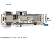 Call now about this 2025 Forest River Cherokee Wolf Den 306MM! 2025 Forest River Cherokee Wolf Den 306MM - New Travel Trailer For Sale by Blue Compass RV St. Louis in Eureka, Missouri features Slideout