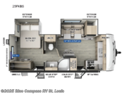 Call now about this 2025 Forest River Flagstaff Micro Lite 25FKBS! 2025 Forest River Flagstaff Micro Lite 25FKBS - New Travel Trailer For Sale by Blue Compass RV St. Louis in Eureka, Missouri features Slideout