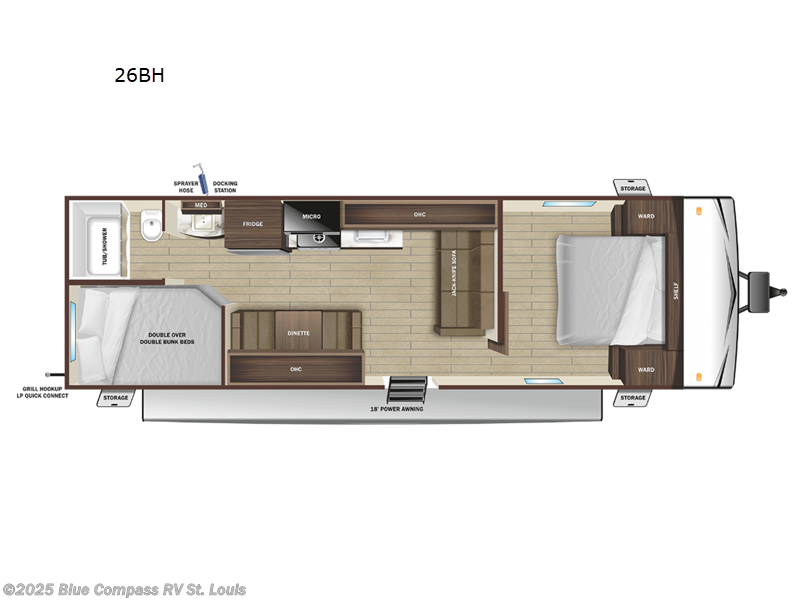 Call now about this 2026 Starcraft Autumn Ridge 26BH! 2026 Starcraft Autumn Ridge 26BH - New Travel Trailer For Sale by Blue Compass RV St. Louis in Eureka, Missouri