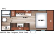 Call now about this 2018 Forest River Cherokee Wolf Pup 16FQ! 2018 Forest River Cherokee Wolf Pup 16FQ - Used Travel Trailer For Sale by Blue Compass RV St. Louis in Eureka, Missouri