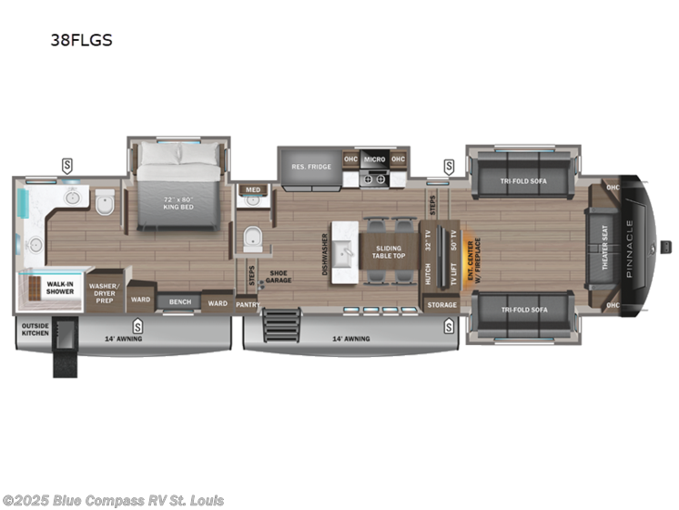 Email now about this 2024 Jayco Pinnacle 38FLGS! Used 2024 Jayco Pinnacle 38FLGS available in Eureka, Missouri