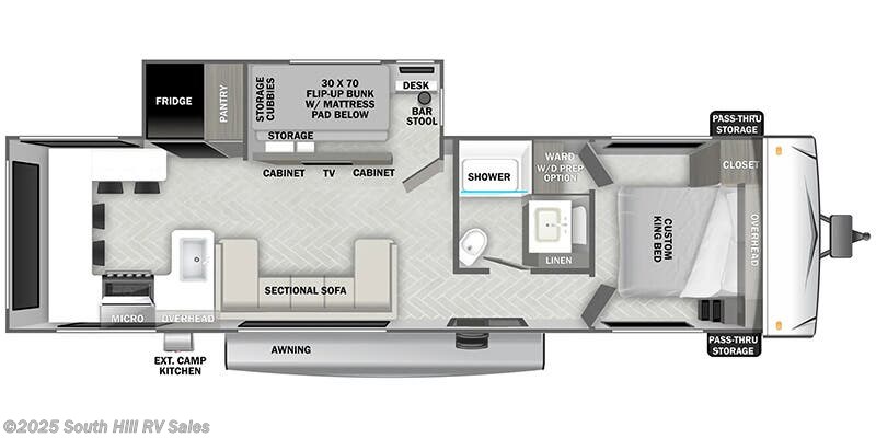 Stock Image for 2026 Forest River Southwest T2920 (options and colors may vary)