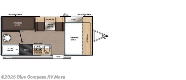 Call now about this 2020 Miscellaneous Aurora 18BH ! 2020 Miscellaneous Aurora 18BH - New Travel Trailer For Sale by Blue Compass RV Mesa in Mesa, Arizona