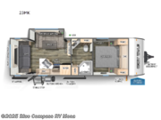 Call now about this 2025 Forest River Cherokee Grey Wolf 23MK BLACK LABEL! 2025 Forest River Cherokee Grey Wolf 23MK BLACK LABEL - New Travel Trailer For Sale by Blue Compass RV Mesa in Mesa, Arizona features Slideout