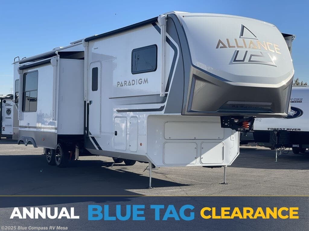 Email now about this 2025 Alliance RV Paradigm 395DS! New 2025 Alliance RV Paradigm 395DS available in Mesa, Arizona