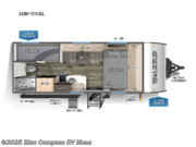 Call now about this 2025 Forest River Cherokee Wolf Pup Black Label 16BHSWBL! 2025 Forest River Cherokee Wolf Pup Black Label 16BHSWBL - New Travel Trailer For Sale by Blue Compass RV Mesa in Mesa, Arizona