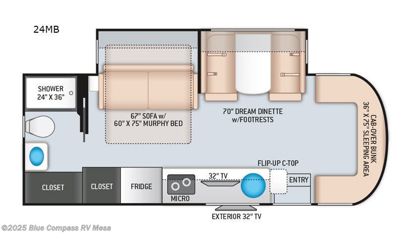 Call now about this 2020 Thor Motor Coach Synergy Sprinter 24MB! 2020 Thor Motor Coach Synergy Sprinter 24MB - Used Class C For Sale by Blue Compass RV Mesa in Mesa, Arizona features Slideout