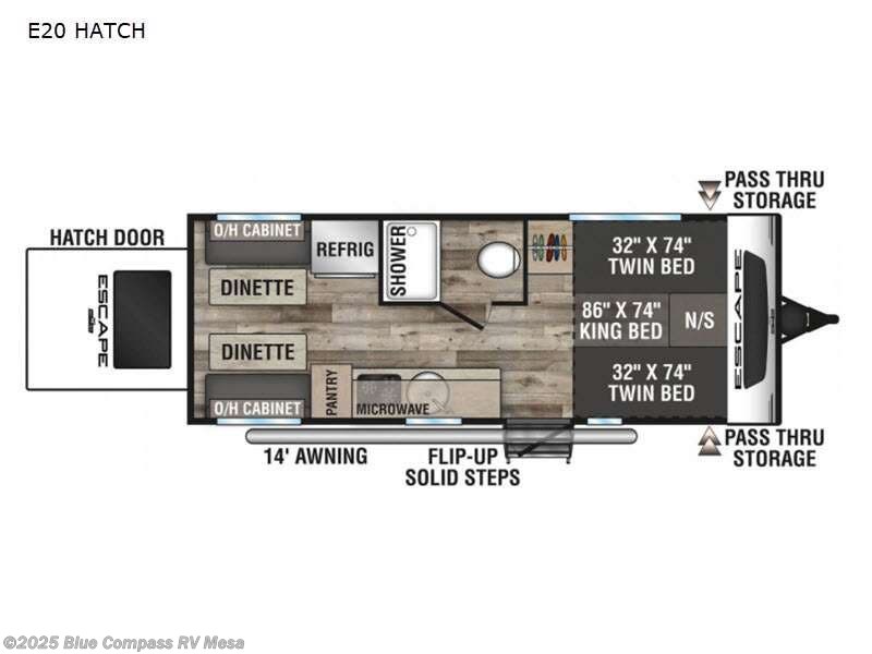 Call now about this 2021 K-Z Escape E20 HATCH! 2021 K-Z Escape E20 HATCH - Used Travel Trailer For Sale by Blue Compass RV Mesa in Mesa, Arizona