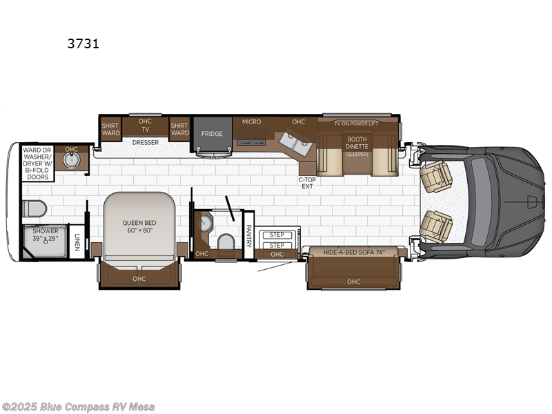 Call now about this 2024 Newmar Super Star 3731! 2024 Newmar Super Star 3731 - Used Super C For Sale by Blue Compass RV Mesa in Mesa, Arizona features Slideout