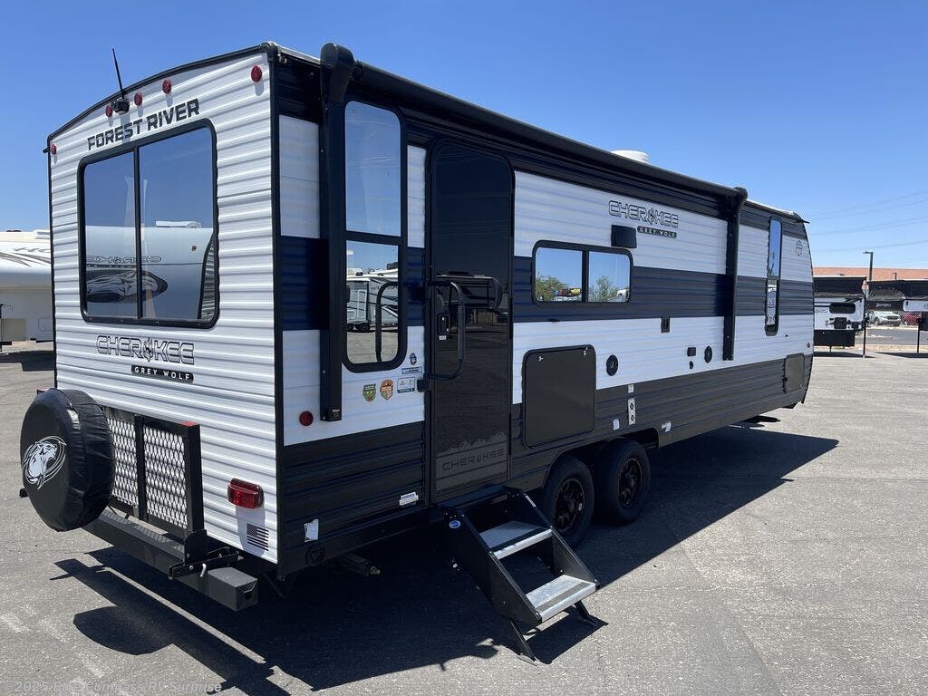 Contact us now about this 2025 Forest River Cherokee Grey Wolf 23MK! 2025 Cherokee Grey Wolf 23MK by Forest River from Blue Compass RV Surprise in Surprise, Arizona