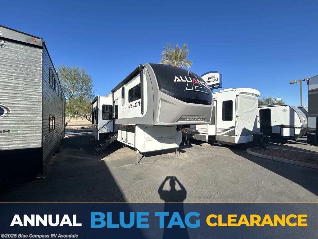Email now about this 2025 Alliance RV Valor 36V11! New 2025 Alliance RV Valor 36V11 available in Avondale, Arizona