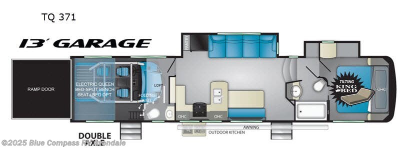 Call now about this 2020 Heartland Torque TQ 371! 2020 Heartland Torque TQ 371 - Used Toy Hauler For Sale by Blue Compass RV Avondale in Avondale, Arizona features Slideout