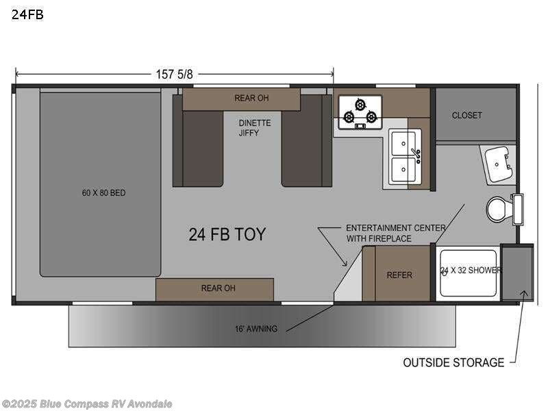 Call now about this 2022 Sunset Park RV Rush 24FB! 2022 Sunset Park RV Rush 24FB - Used Toy Hauler For Sale by Blue Compass RV Avondale in Avondale, Arizona