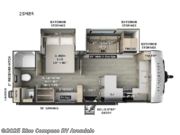 Call now about this 2026 Forest River Flagstaff Micro Lite 25MBR! 2026 Forest River Flagstaff Micro Lite 25MBR - New Travel Trailer For Sale by Blue Compass RV Avondale in Avondale, Arizona features Slideout