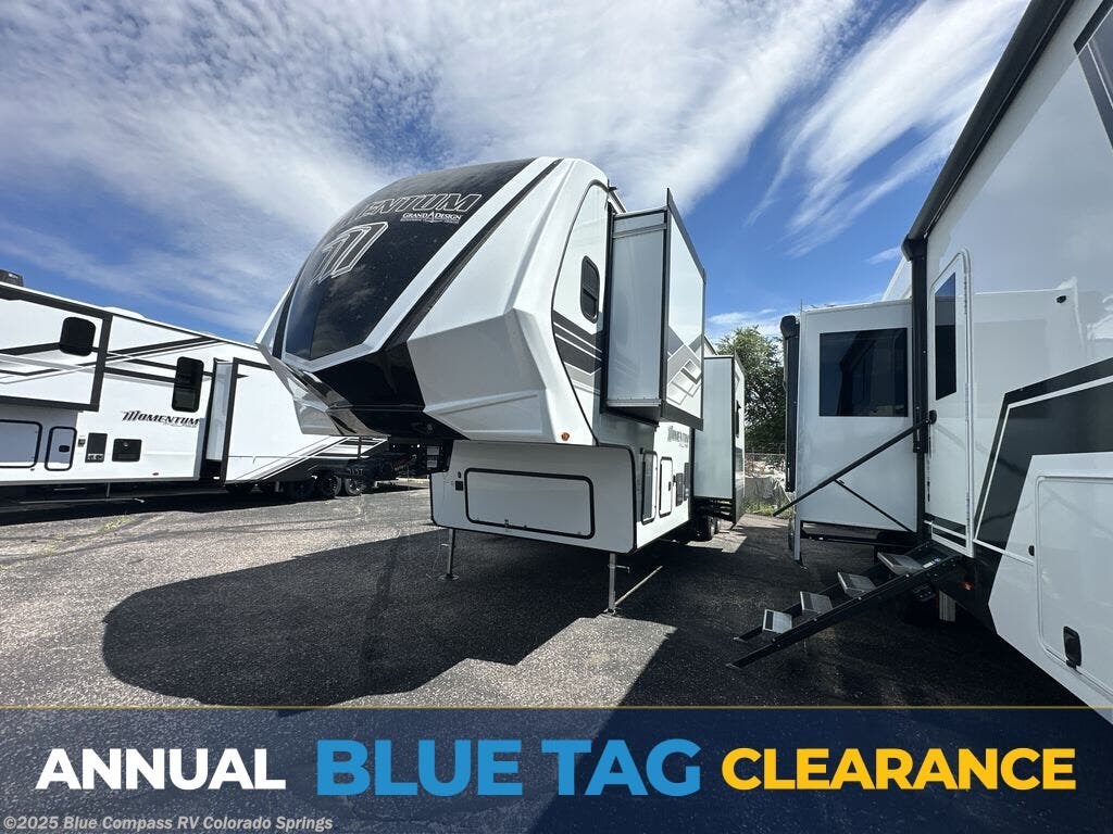 Email now about this 2025 Grand Design Momentum 350G! New 2025 Grand Design Momentum 350G available in Colorado Springs, Colorado