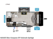 Call now about this 2026 Grand Design Imagine XLS 17MKE! 2026 Grand Design Imagine XLS 17MKE - New Travel Trailer For Sale by Blue Compass RV Colorado Springs in Colorado Springs, Colorado features Slideout