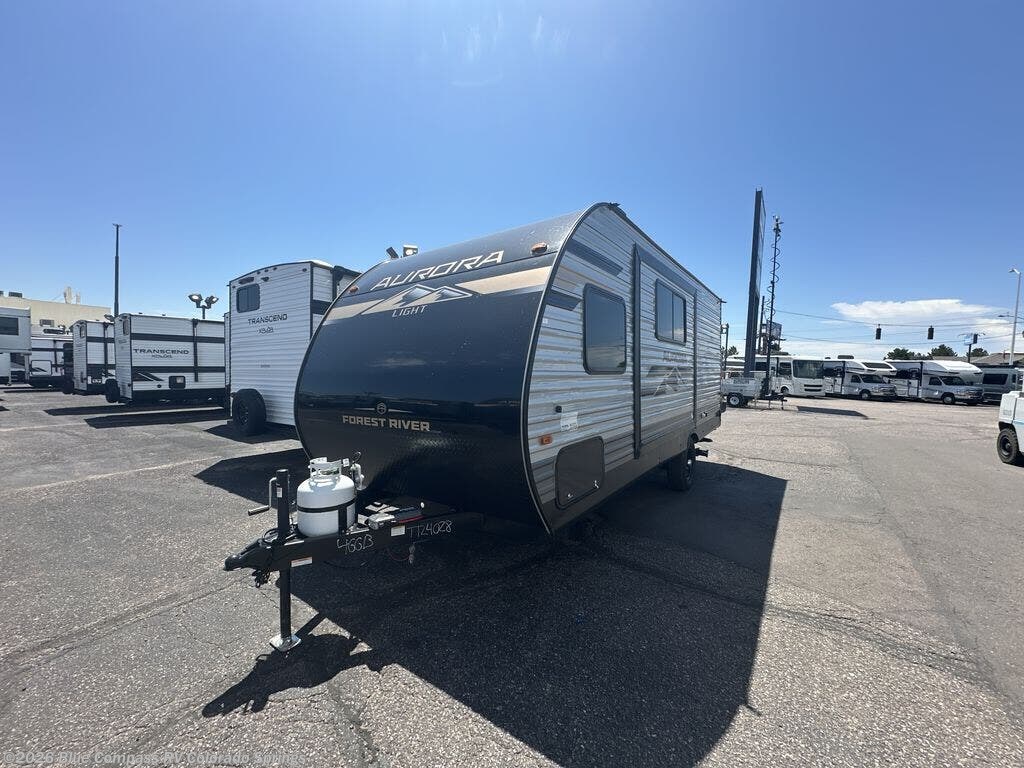 Contact us now about this 2026 Forest River Aurora Light 18BHS! 2026 Aurora Light 18BHS by Forest River from Blue Compass RV Colorado Springs in Colorado Springs, Colorado