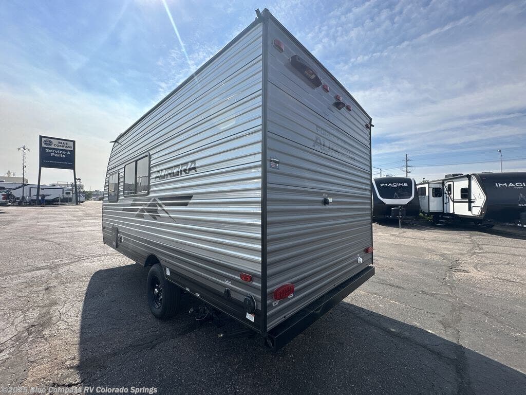 Contact us now about this 2026 Forest River Aurora Light 16BHX! 2026 Aurora Light 16BHX by Forest River from Blue Compass RV Colorado Springs in Colorado Springs, Colorado