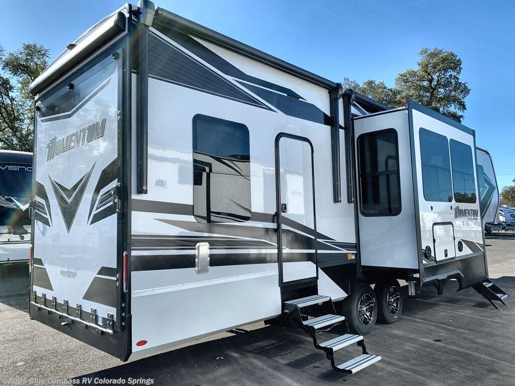 Contact us now about this 2023 Grand Design Momentum M-Class 351MS! 2023 Momentum M-Class 351MS by Grand Design from Blue Compass RV Colorado Springs in Colorado Springs, Colorado