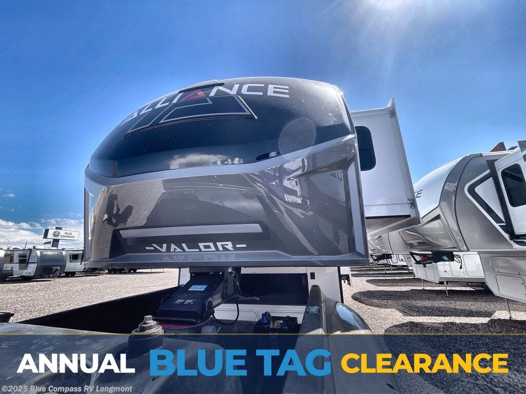 Email now about this 2025 Alliance RV Valor 44V14! New 2025 Alliance RV Valor 44V14 available in Longmont, Colorado