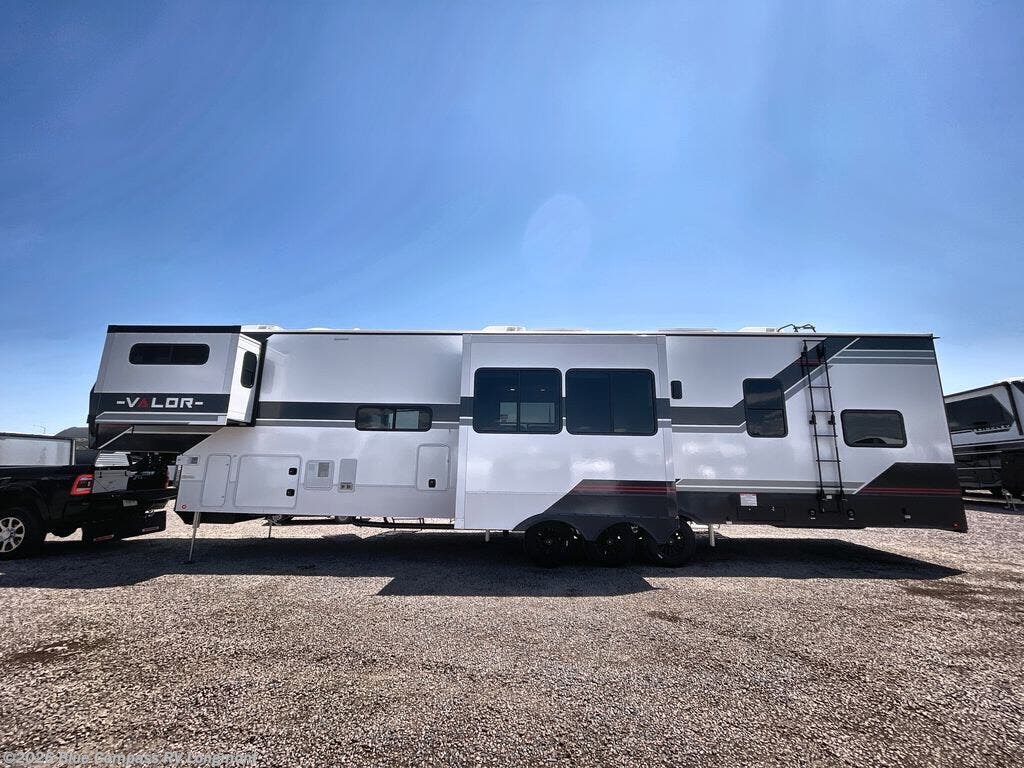 Contact us now about this 2026 Alliance RV Valor 44V14! 2026 Valor 44V14 by Alliance RV from Blue Compass RV Longmont in Longmont, Colorado