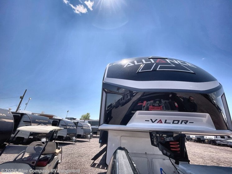 Email now about this 2026 Alliance RV Valor 44V14! New 2026 Alliance RV Valor 44V14 available in Longmont, Colorado