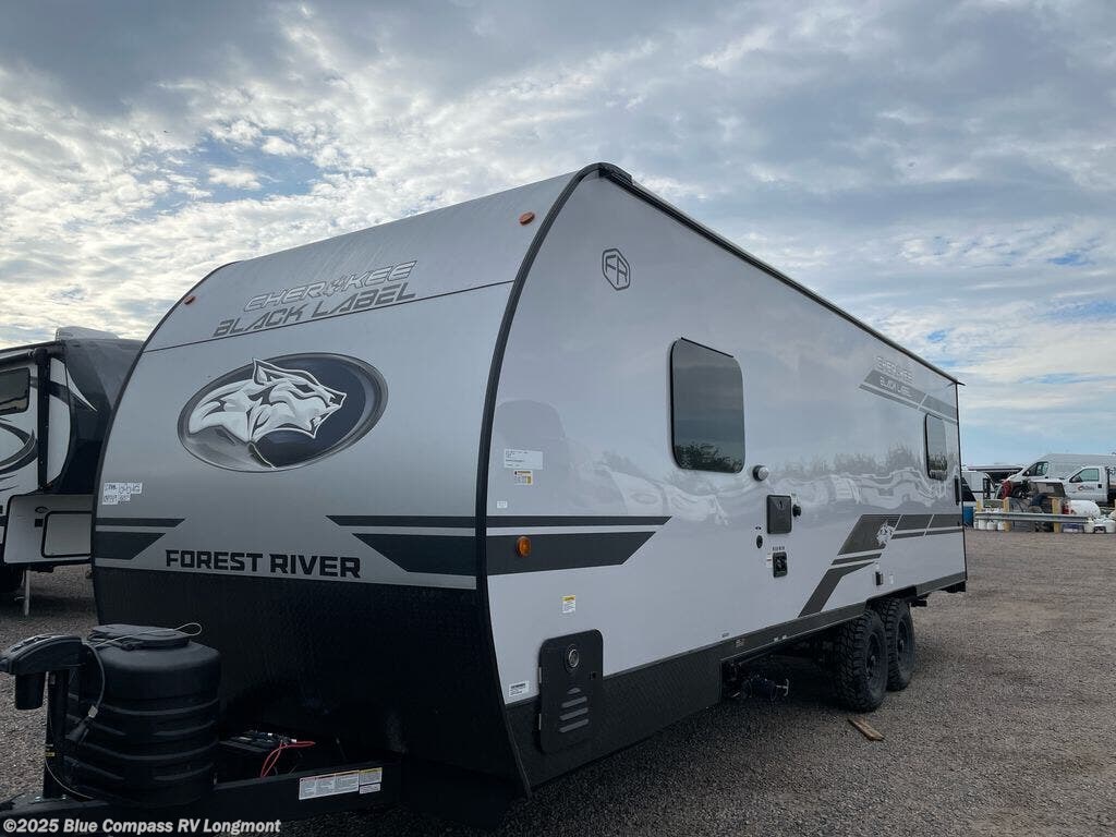 Contact us now about this 2026 Forest River Cherokee Grey Wolf Black Label 22RRBL! 2026 Cherokee Grey Wolf Black Label 22RRBL by Forest River from Blue Compass RV Longmont in Longmont, Colorado