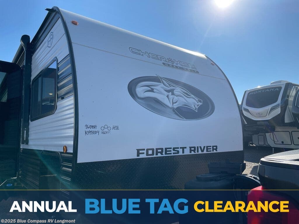 Email now about this 2026 Forest River Cherokee Grey Wolf 26DBH! New 2026 Forest River Cherokee Grey Wolf 26DBH available in Longmont, Colorado