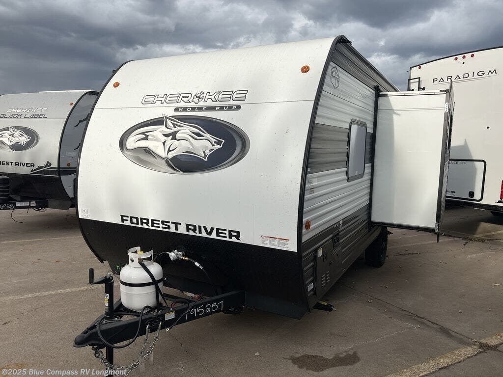 Email now about this 2025 Forest River Cherokee Wolf Pup 16KHW! Used 2025 Forest River Cherokee Wolf Pup 16KHW available in Longmont, Colorado