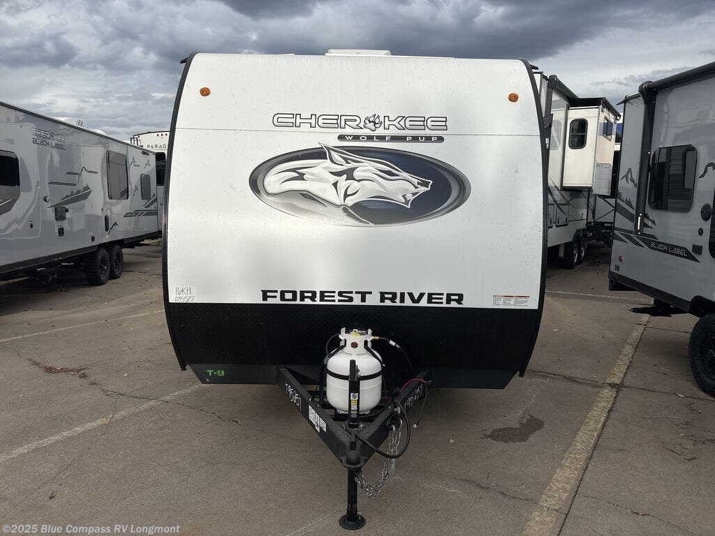 Call now about this 2025 Forest River Cherokee Wolf Pup 16KHW! 2025 Forest River Cherokee Wolf Pup 16KHW - Used Travel Trailer For Sale by Blue Compass RV Longmont in Longmont, Colorado