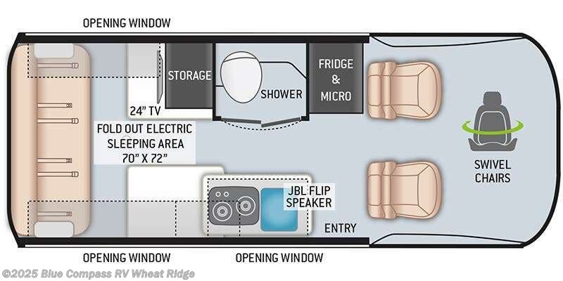 Call now about this 2023 Thor Motor Coach Tranquility 19P! 2023 Thor Motor Coach Tranquility 19P - Used Class B For Sale by Blue Compass RV Wheat Ridge in Wheat Ridge, Colorado
