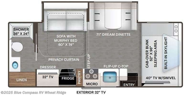 Call now about this 2023 Thor Motor Coach Geneva 25VA! 2023 Thor Motor Coach Geneva 25VA - Used Class C For Sale by Blue Compass RV Wheat Ridge in Wheat Ridge, Colorado features Slideout