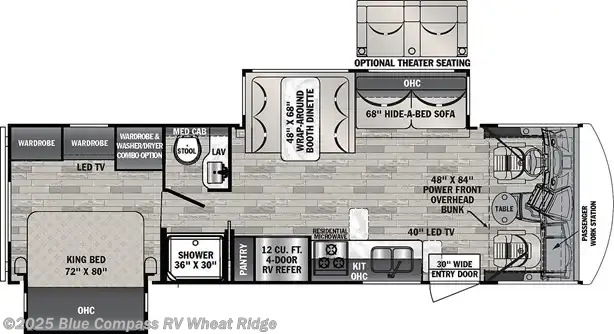 Call now about this 2023 Forest River FR3 30DS! 2023 Forest River FR3 30DS - Used Class A For Sale by Blue Compass RV Wheat Ridge in Wheat Ridge, Colorado