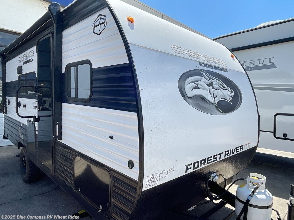 Call now about this 2025 Forest River Cherokee Wolf Pup 16BHSW! 2025 Forest River Cherokee Wolf Pup 16BHSW - New Travel Trailer For Sale by Blue Compass RV Wheat Ridge in Wheat Ridge, Colorado