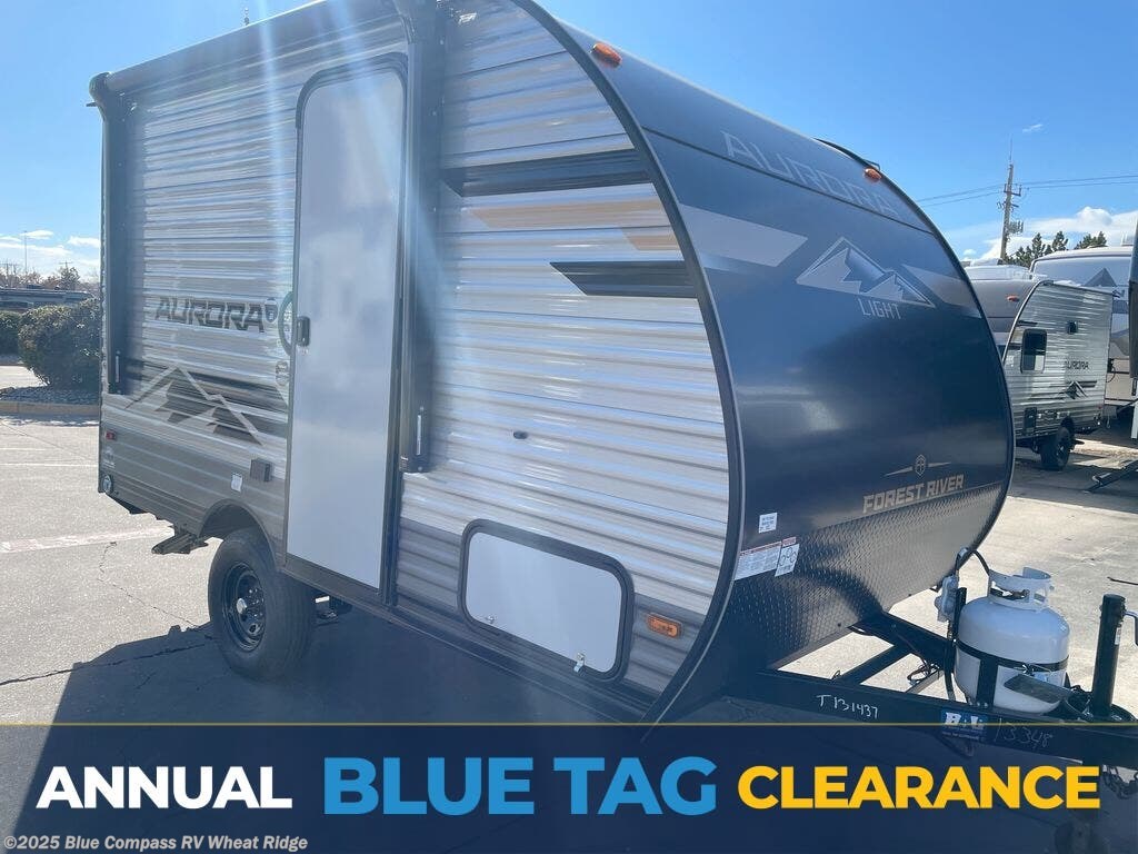 Email now about this 2026 Forest River Aurora Light 13RKX! New 2026 Forest River Aurora Light 13RKX available in Wheat Ridge, Colorado