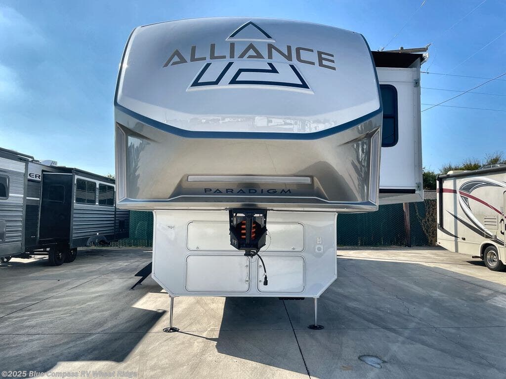 Contact us now about this 2026 Alliance RV Paradigm 388SP! 2026 Paradigm 388SP by Alliance RV from Blue Compass RV Wheat Ridge in Wheat Ridge, Colorado