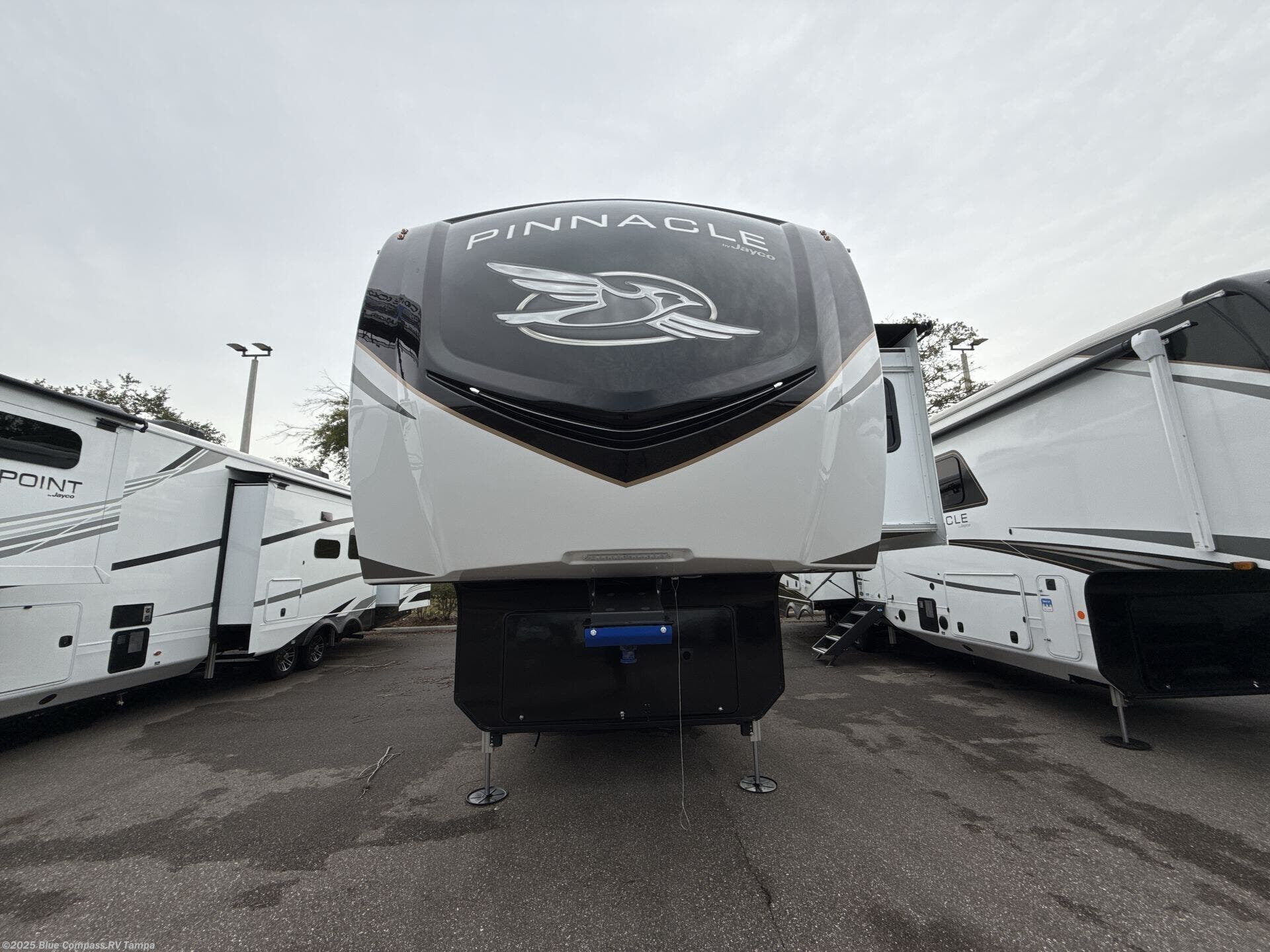 Contact us now about this 2025 Jayco Pinnacle 38KPTS! 2025 Pinnacle 38KPTS by Jayco from Blue Compass RV Tampa in Dover, Florida