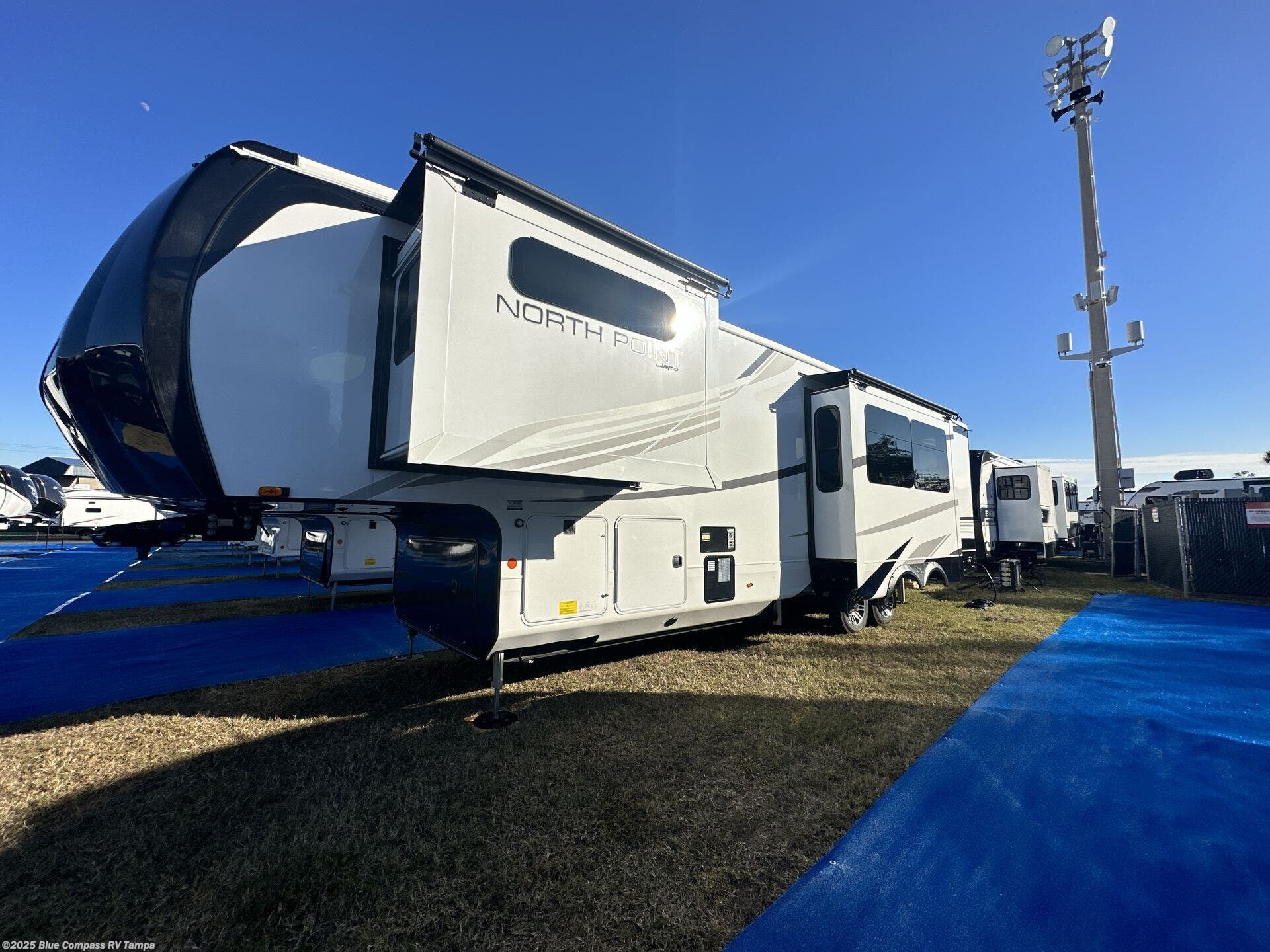 Contact us now about this 2025 Jayco North Point 365CKTS! 2025 North Point 365CKTS by Jayco from Blue Compass RV Tampa in Dover, Florida