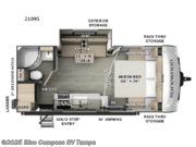 Call now about this 2026 Forest River Rockwood Mini Lite 2109S! 2026 Forest River Rockwood Mini Lite 2109S - New Travel Trailer For Sale by Blue Compass RV Tampa in Dover, Florida features Slideout