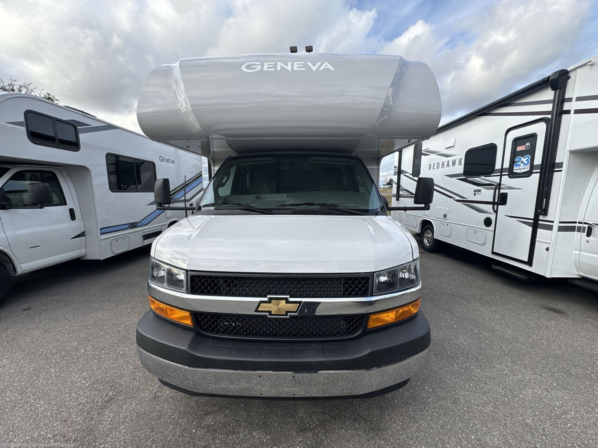 Contact us now about this 2026 Thor Motor Coach Geneva 28VZ Chevy! 2026 Geneva 28VZ Chevy by Thor Motor Coach from Blue Compass RV Tampa in Dover, Florida