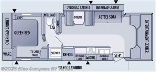 Call now about this 2005 Jayco Granite Ridge 3100SS! 2005 Jayco Granite Ridge 3100SS - Used Class C For Sale by Blue Compass RV Tampa in Dover, Florida features Slideout