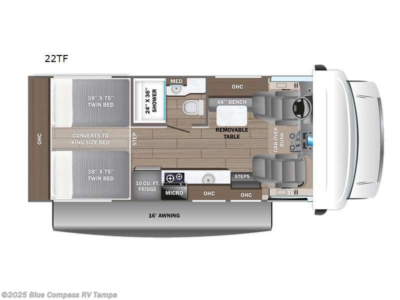 Call now about this 2026 Jayco Redhawk SE 22TF! 2026 Jayco Redhawk SE 22TF - New Class C For Sale by Blue Compass RV Tampa in Dover, Florida