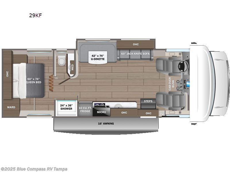 Call now about this 2026 Jayco Redhawk SE 29KF! 2026 Jayco Redhawk SE 29KF - New Class C For Sale by Blue Compass RV Tampa in Dover, Florida features Slideout