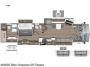 Call now about this 2026 Entegra Coach Anthem 44B! 2026 Entegra Coach Anthem 44B - New Class A For Sale by Blue Compass RV Tampa in Dover, Florida features Slideout