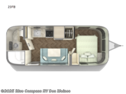 Call now about this 2025 Airstream International 23FB! 2025 Airstream International 23FB - New Travel Trailer For Sale by Blue Compass RV Des Moines in Altoona, Iowa