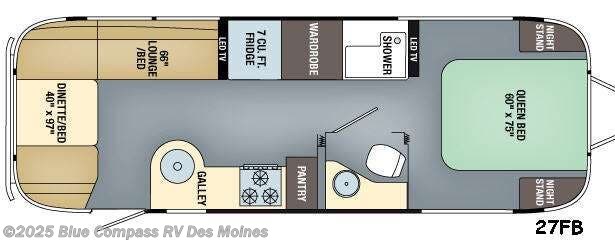 Call now about this 2016 Airstream Flying Cloud 27FB! 2016 Airstream Flying Cloud 27FB - Used Travel Trailer For Sale by Blue Compass RV Des Moines in Altoona, Iowa