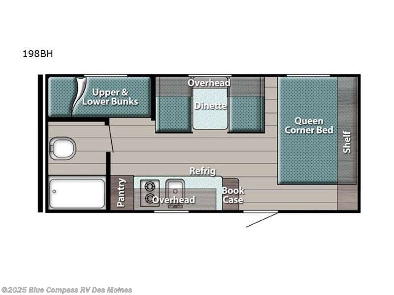 Call now about this 2021 Gulf Stream Ameri-Lite Super Lite 198BH! 2021 Gulf Stream Ameri-Lite Super Lite 198BH - Used Travel Trailer For Sale by Blue Compass RV Des Moines in Altoona, Iowa