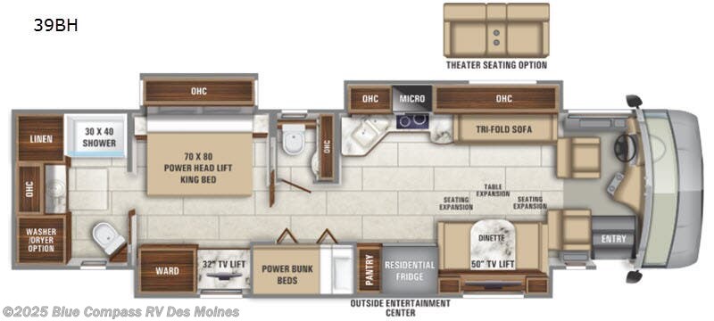 Call now about this 2020 Entegra Coach Reatta 39BH! 2020 Entegra Coach Reatta 39BH - Used Class A For Sale by Blue Compass RV Des Moines in Altoona, Iowa features Slideout