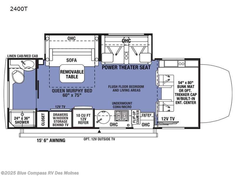 Call now about this 2021 Forest River Sunseeker MBS 2400T! 2021 Forest River Sunseeker MBS 2400T - Used Class C For Sale by Blue Compass RV Des Moines in Altoona, Iowa features Slideout